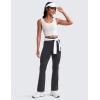 imageCRZ YOGA Womens Butterluxe High Waist Flare Pants 29quot  305quot  32quot  335quot  Yoga Bootcut Wide Leg with Pocket LoungeMysterious Grey