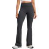 imageCRZ YOGA Womens Butterluxe High Waist Flare Pants 29quot  305quot  32quot  335quot  Yoga Bootcut Wide Leg with Pocket LoungeMysterious Grey