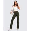 imageCRZ YOGA Womens Butterluxe High Waist Flare Pants 29quot  305quot  32quot  335quot  Yoga Bootcut Wide Leg with Pocket LoungeOlive Green