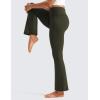 imageCRZ YOGA Womens Butterluxe High Waist Flare Pants 29quot  305quot  32quot  335quot  Yoga Bootcut Wide Leg with Pocket LoungeOlive Green
