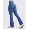 imageCRZ YOGA Womens Butterluxe High Waist Flare Pants 29quot  305quot  32quot  335quot  Yoga Bootcut Wide Leg with Pocket LoungePitch Blue