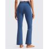 imageCRZ YOGA Womens Butterluxe High Waist Flare Pants 29quot  305quot  32quot  335quot  Yoga Bootcut Wide Leg with Pocket LoungePitch Blue