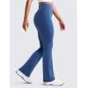 imageCRZ YOGA Womens Butterluxe High Waist Flare Pants 29quot  305quot  32quot  335quot  Yoga Bootcut Wide Leg with Pocket LoungePitch Blue