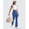 imageCRZ YOGA Womens Butterluxe High Waist Flare Pants 29quot  305quot  32quot  335quot  Yoga Bootcut Wide Leg with Pocket LoungePitch Blue