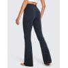 imageCRZ YOGA Womens Butterluxe High Waist Flare Pants 29quot  305quot  32quot  335quot  Yoga Bootcut Wide Leg with Pocket LoungeTrue Navy