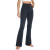 imageCRZ YOGA Womens Butterluxe High Waist Flare Pants 29quot  305quot  32quot  335quot  Yoga Bootcut Wide Leg with Pocket LoungeTrue Navy