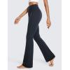 imageCRZ YOGA Womens Butterluxe High Waist Flare Pants 29quot  305quot  32quot  335quot  Yoga Bootcut Wide Leg with Pocket LoungeTrue Navy