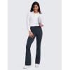 imageCRZ YOGA Womens Butterluxe High Waist Flare Pants 29quot  305quot  32quot  335quot  Yoga Bootcut Wide Leg with Pocket LoungeTrue Navy