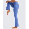 imageCRZ YOGA Womens Butterluxe High Waist Flare Pants 29quot  305quot  32quot  335quot  Yoga Bootcut Wide Leg with Pocket LoungeWild Indigo