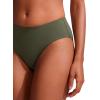 imageCRZ YOGA Bikini Bottoms for Women Mid Rise Full Coverage Bathing Suit Swimsuit Basic Swim BriefsDark Olive