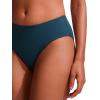 imageCRZ YOGA Bikini Bottoms for Women Mid Rise Full Coverage Bathing Suit Swimsuit Basic Swim BriefsInsignia Blue