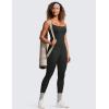 imageCRZ YOGA Butterluxe Jumpsuits for Women Yoga Workout Casual One Piece Leggings Romper with Built in BraBlack