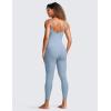 imageCRZ YOGA Butterluxe Jumpsuits for Women Yoga Workout Casual One Piece Leggings Romper with Built in BraCambric Blue