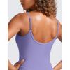 imageCRZ YOGA Butterluxe Jumpsuits for Women Yoga Workout Casual One Piece Leggings Romper with Built in BraDark Lavender Purple