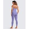imageCRZ YOGA Butterluxe Jumpsuits for Women Yoga Workout Casual One Piece Leggings Romper with Built in BraDark Lavender Purple