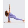 imageCRZ YOGA Butterluxe Jumpsuits for Women Yoga Workout Casual One Piece Leggings Romper with Built in BraDark Lavender Purple