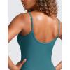 imageCRZ YOGA Butterluxe Jumpsuits for Women Yoga Workout Casual One Piece Leggings Romper with Built in BraGreen Jade