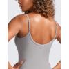 imageCRZ YOGA Butterluxe Jumpsuits for Women Yoga Workout Casual One Piece Leggings Romper with Built in BraGull Gray