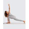 imageCRZ YOGA Butterluxe Jumpsuits for Women Yoga Workout Casual One Piece Leggings Romper with Built in BraGull Gray