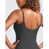 imageCRZ YOGA Butterluxe Jumpsuits for Women Yoga Workout Casual One Piece Leggings Romper with Built in BraMysterious Grey