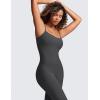 imageCRZ YOGA Butterluxe Jumpsuits for Women Yoga Workout Casual One Piece Leggings Romper with Built in BraMysterious Grey
