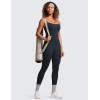 imageCRZ YOGA Butterluxe Jumpsuits for Women Yoga Workout Casual One Piece Leggings Romper with Built in BraTrue Navy