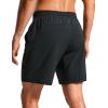 imageCRZ YOGA Mens Swim Trunks 7 Quick Dry Mesh Lining Athletic Casual Swimwear Shorts with Zipper PocketsBlack