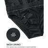 imageCRZ YOGA Mens Swim Trunks 7 Quick Dry Mesh Lining Athletic Casual Swimwear Shorts with Zipper PocketsBlack
