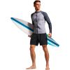 imageCRZ YOGA Mens Swim Trunks 7 Quick Dry Mesh Lining Athletic Casual Swimwear Shorts with Zipper PocketsBlack