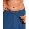 imageCRZ YOGA Mens Swim Trunks 7 Quick Dry Mesh Lining Athletic Casual Swimwear Shorts with Zipper PocketsFrench Navy