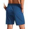 imageCRZ YOGA Mens Swim Trunks 7 Quick Dry Mesh Lining Athletic Casual Swimwear Shorts with Zipper PocketsFrench Navy