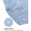 imageCRZ YOGA Mens Swim Trunks 7 Quick Dry Mesh Lining Athletic Casual Swimwear Shorts with Zipper PocketsThe Breeze Blue