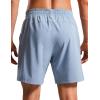 imageCRZ YOGA Mens Swim Trunks 7 Quick Dry Mesh Lining Athletic Casual Swimwear Shorts with Zipper PocketsThe Breeze Blue