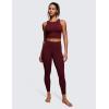 imageCRZ YOGA Butterluxe High Waisted Lounge Legging 25quot  Buttery Soft Workout Yoga Pants for WomenRed Merlot