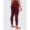 imageCRZ YOGA Butterluxe High Waisted Lounge Legging 25quot  Buttery Soft Workout Yoga Pants for WomenRed Merlot
