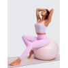 imageCRZ YOGA Butterluxe Womens Square Neck Longline Sports Bra  Workout Crop Tank Tops Padded Yoga Camisole with Built in PadsLilac Air