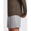 imageCRZ YOGA Lightweight Long Sleeve Shirts for Men Moisture Wicking Quick Dry TShirt Workout Running Basic Tee TopsDark Mocha