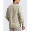 imageCRZ YOGA Lightweight Long Sleeve Shirts for Men Moisture Wicking Quick Dry TShirt Workout Running Basic Tee TopsLimestone Green