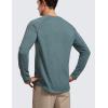 imageCRZ YOGA Lightweight Long Sleeve Shirts for Men Moisture Wicking Quick Dry TShirt Workout Running Basic Tee TopsSmoked Spruce Heather