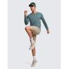 imageCRZ YOGA Lightweight Long Sleeve Shirts for Men Moisture Wicking Quick Dry TShirt Workout Running Basic Tee TopsSmoked Spruce Heather