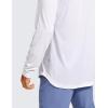imageCRZ YOGA Lightweight Long Sleeve Shirts for Men Moisture Wicking Quick Dry TShirt Workout Running Basic Tee TopsWhite