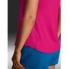 imageCRZ YOGA Lightweight Racerback Tank Tops for Women High Neck Workout Athletic Running Sleeveless ShirtsGranita Pink