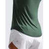 imageCRZ YOGA Lightweight Racerback Tank Tops for Women High Neck Workout Athletic Running Sleeveless ShirtsGraphite Green