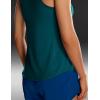 imageCRZ YOGA Lightweight Racerback Tank Tops for Women High Neck Workout Athletic Running Sleeveless ShirtsGreen Jade