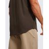 imageCRZ YOGA Lightweight Short Sleeve TShirt for Men Quick Dry Workout Running Athletic Tee Shirt TopsDark Mocha