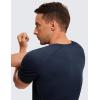 imageCRZ YOGA Lightweight Short Sleeve TShirt for Men Quick Dry Workout Running Athletic Tee Shirt TopsNavyheather