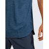 imageCRZ YOGA Lightweight Short Sleeve TShirt for Men Quick Dry Workout Running Athletic Tee Shirt TopsOcean Blue Heather