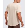 imageCRZ YOGA Lightweight Short Sleeve TShirt for Men Quick Dry Workout Running Athletic Tee Shirt TopsWhite Opal