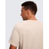 imageCRZ YOGA Lightweight Short Sleeve TShirt for Men Quick Dry Workout Running Athletic Tee Shirt TopsWhite Opal