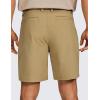 imageCRZ YOGA Mens All Day Comfy Golf Shorts  7quot9quot Stretch Lightweight Flat Front for Casual Work with PocketsArtifact Brown
